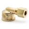 Thrifco Plumbing No. 70-C 1/4 Inch x 3/8 Inch Lead-Free Brass Compression FIP 90 El 4401397 - alternate 1